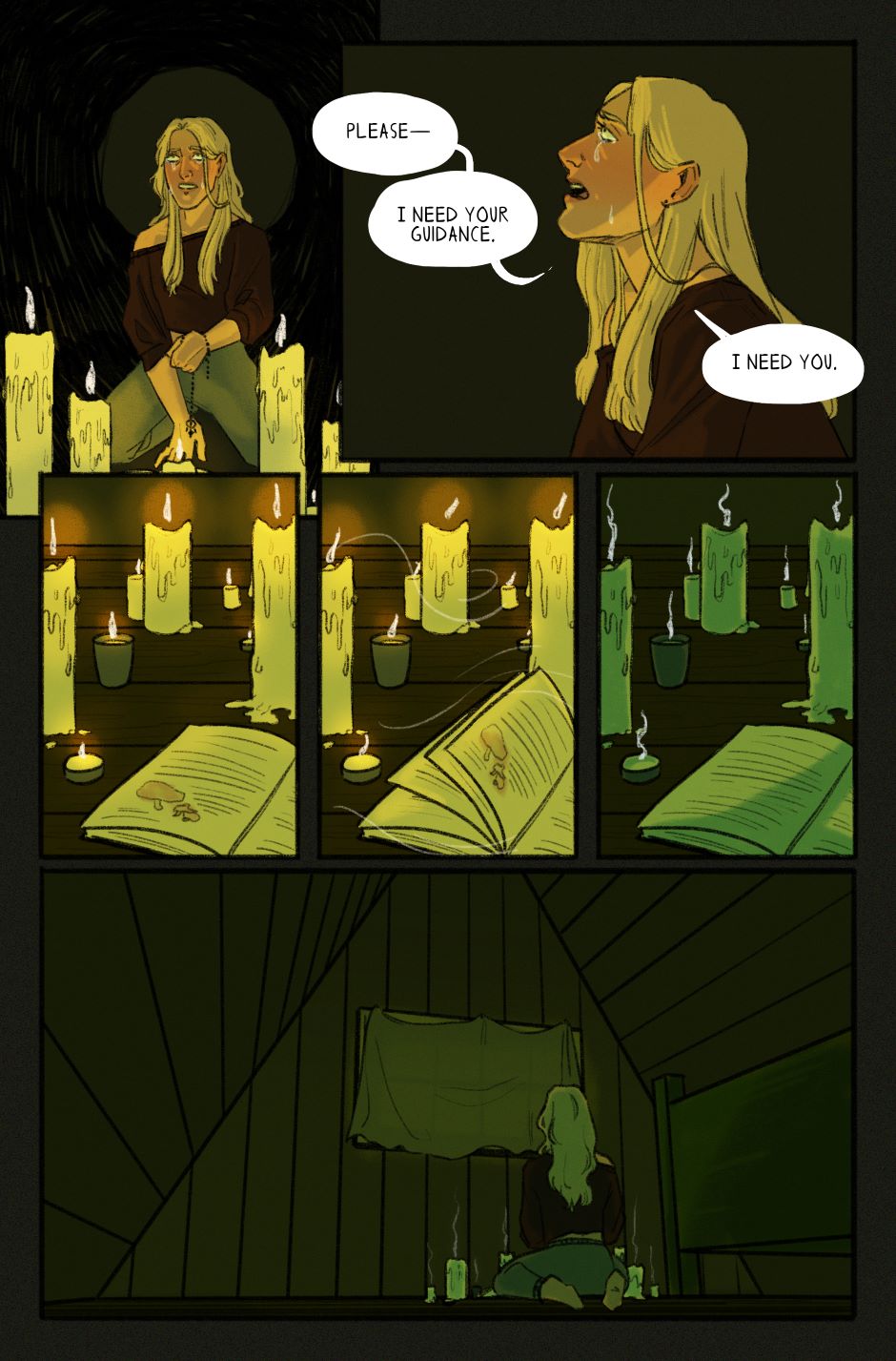 Festering God Comic Page 2